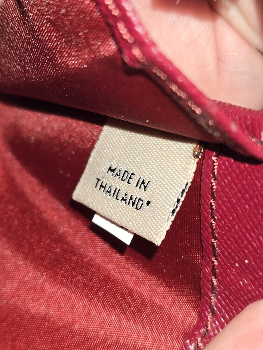 Coach Pebbled Leather Zip Wallet - Raspberry - Picture 6 of 13